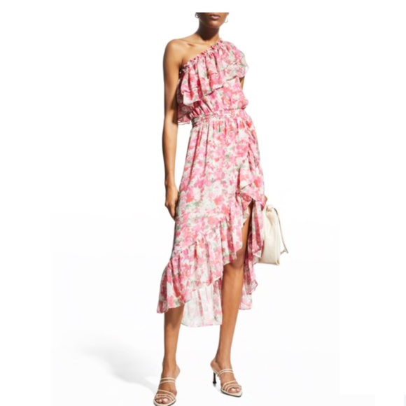 NWT MISA Rumi One Shoulder Dress - XS - Picture 9 of 10